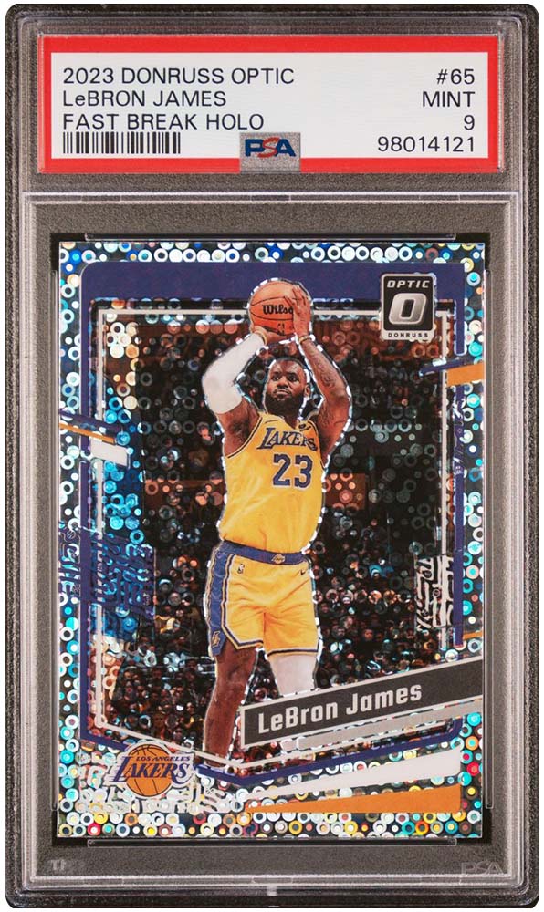 LeBron James Donruss Optic